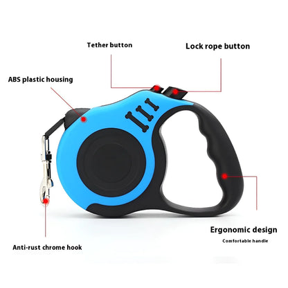 3 & 5 Meters Retractable Dog Leash